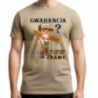 Koszulka dla stolarza fachowca na prezent wesoła " Gwarancja do bramy..."