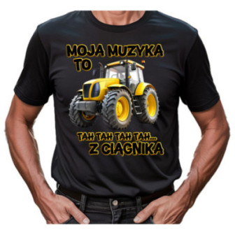 KOSZULKA TRAKTOR MĘSKA PREZENT DLA ROLNIKA FANA TRAKTORÓW ŚMIESZNA WESOŁA