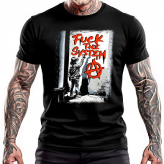 Koszulka "Fuck the System" – dla buntowników wyrażających swoje poglądy!