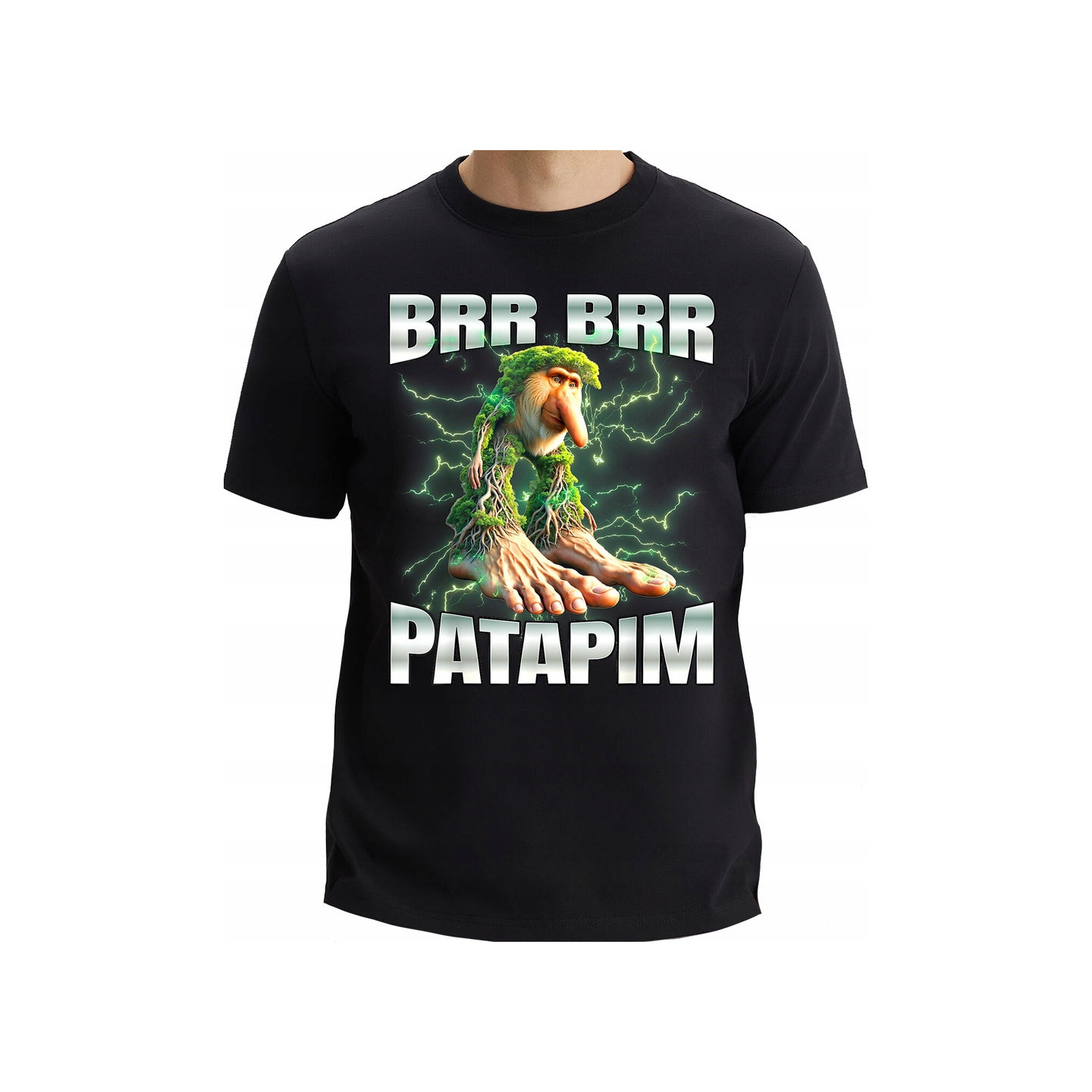 KOSZULKA BRR BRR PATAPIM ITALIAN BRAINROT MEMY TIK TOK MĘSKA