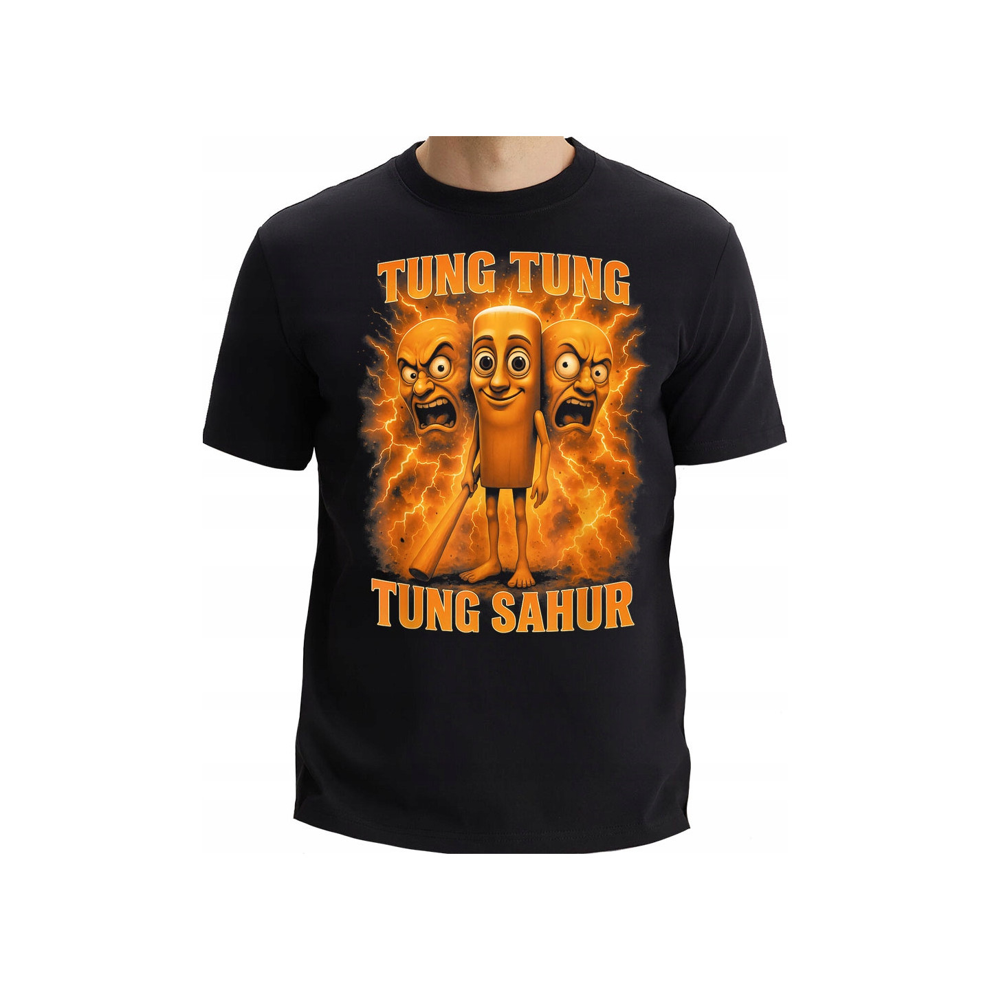 KOSZULKA TUNG TUNG SHAKUR ITALIAN BRAINROT MEMY TIK TOK MĘSKA
