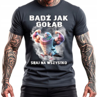 GOŁĘBIE KOSZULKA MĘSKA GOŁĄB HODOWCA GOŁĘBI PREZENT WESOŁY ŚMIESZNY HIT