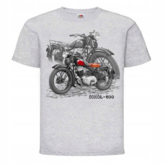 SOKÓŁ 600 MOTOR RETRO KOSZULKA KOLEKCJONERSKA DLA FANA MOTORYZACJI