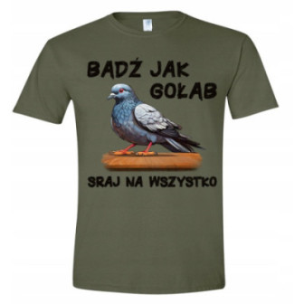 KOSZULKA MĘSKA GOŁĄB HODOWCA GOŁĘBI PREZENT WESOŁY ŚMIESZNY HIT