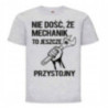 KOSZULKA NA PREZENT DLA MECHANIKA Z NADRUKIEM WESOŁA KOSZULKA MĘSKA JAKOŚĆ