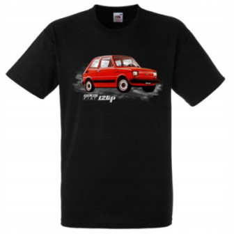 KOSZULKA MAŁY FIAT 126p KOSZULKA KOLEKCJONERSKA DLA FANA