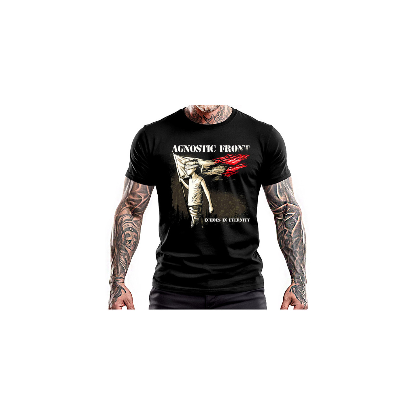 KOSZULKA AGNOSTIC FRONT DLA FANA na PREZENT KULTOWY ZESPÓŁ.