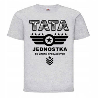Prezent dla TATY KOSZULKA DZIEŃ OJCA KOSZULKA DLA TATY POLSKI PRODUKT HIT
