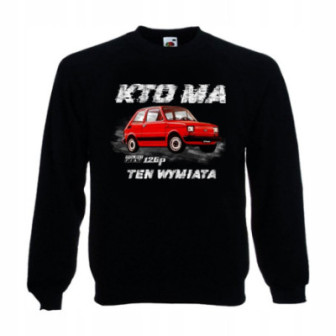 MAŁY FIAT 126p WYMIATA BLUZA ROZMIARY KOLEKCJA