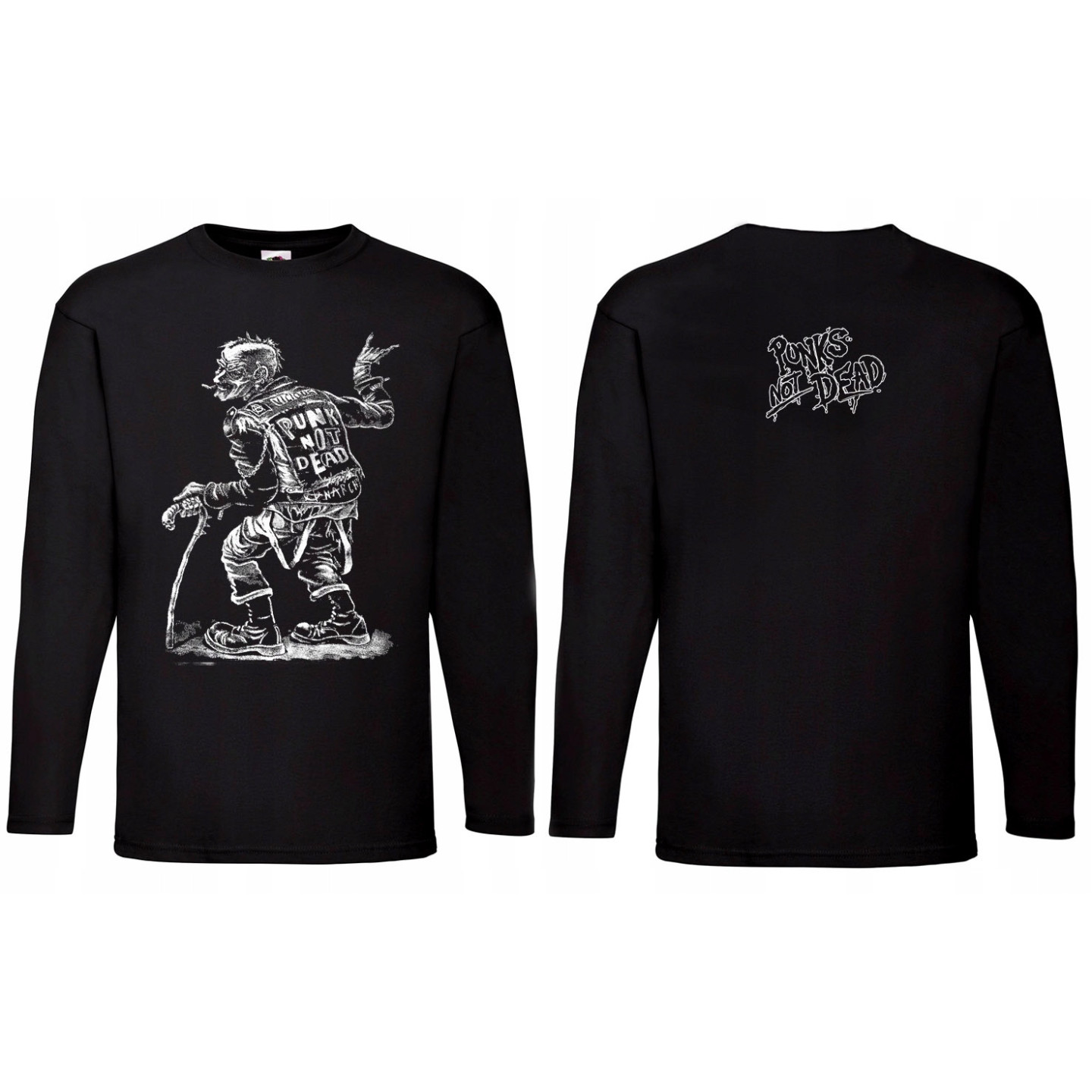 OLD PUNK PUNKS NOT DEAD KOSZULKA long sleeve