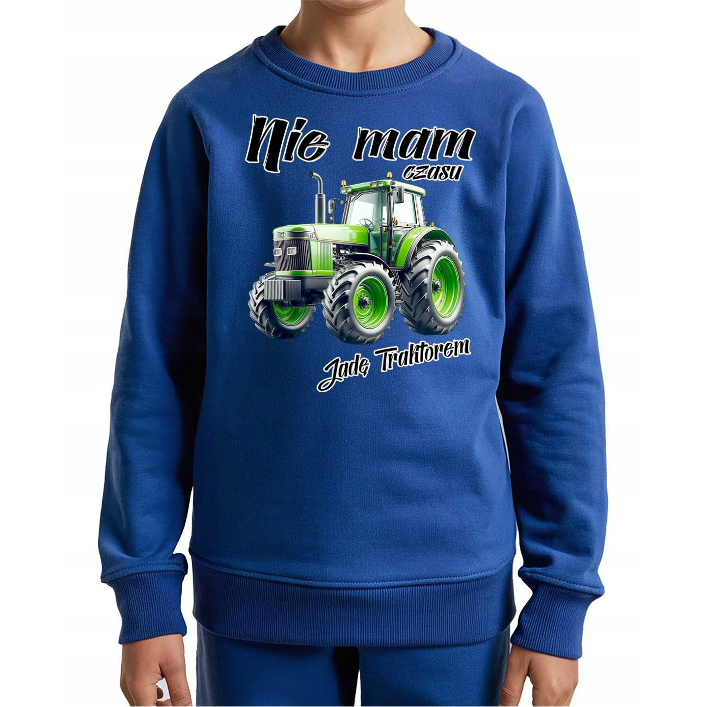 Bluza dziecięca z nadrukiem Traktora z wesołym napisem dla miłośnika