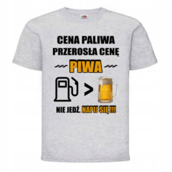 KOSZULKA WESOŁA PREZENT CENA PIWA