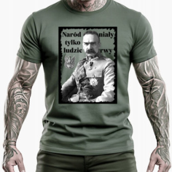 Józef Piłsudski koszulka patriotyczna symbol polskiej historii - pamiętamy