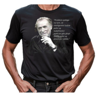 CHARLES BUKOWSKI KOSZULKA DLA FANA PISARZA LUBIĘ CZYTAĆ KSIĄŻKI KLASYKA