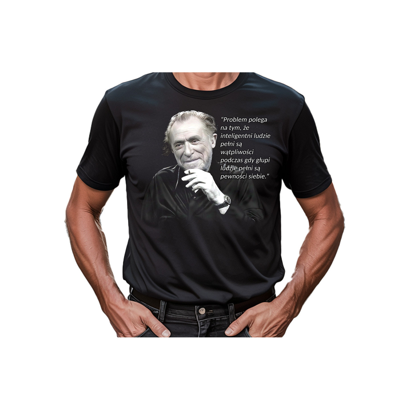 CHARLES BUKOWSKI KOSZULKA DLA FANA PISARZA LUBIĘ CZYTAĆ KSIĄŻKI KLASYKA