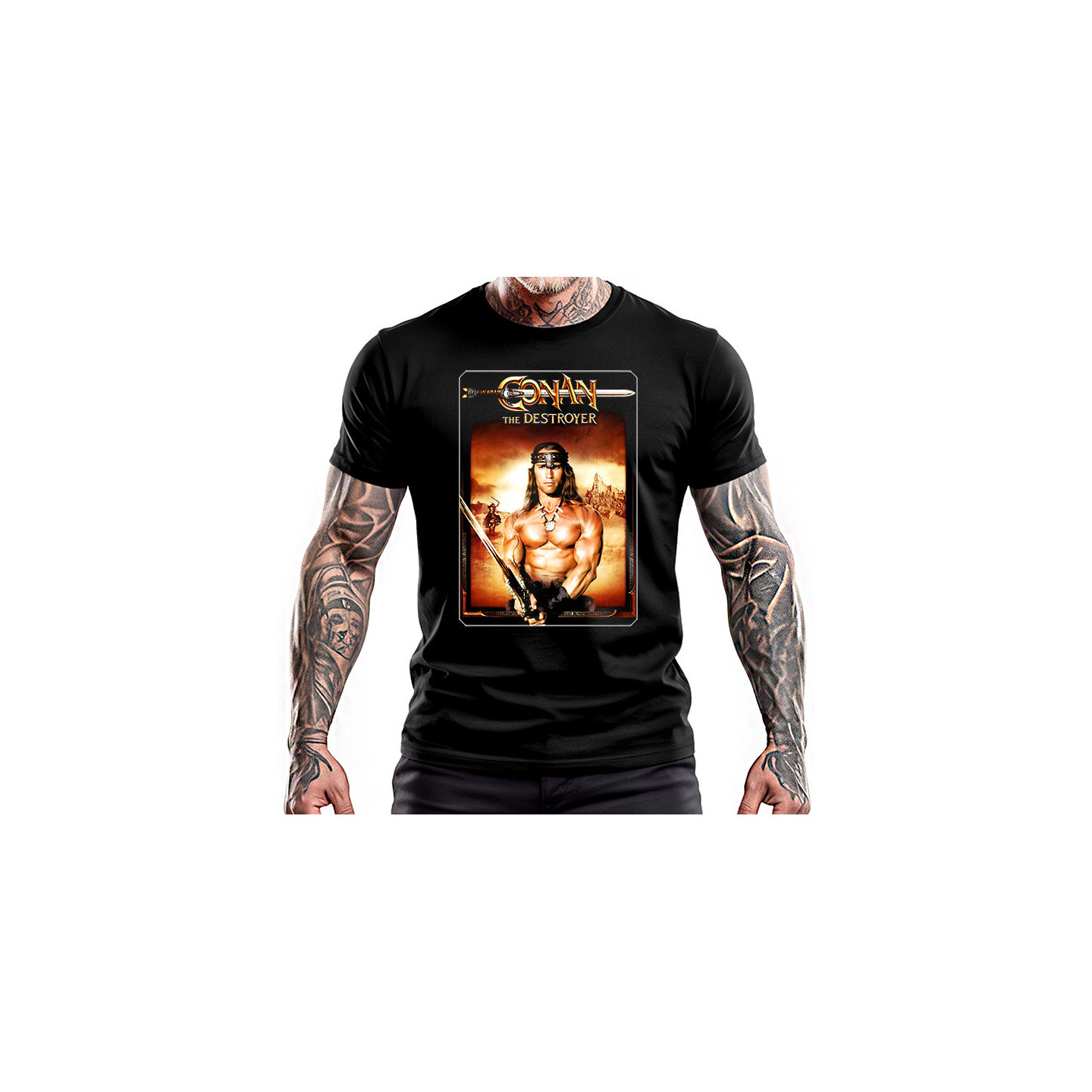 Koszulka "Conan" – kultowy film, unikalny design, wysoka jakość! na prezent